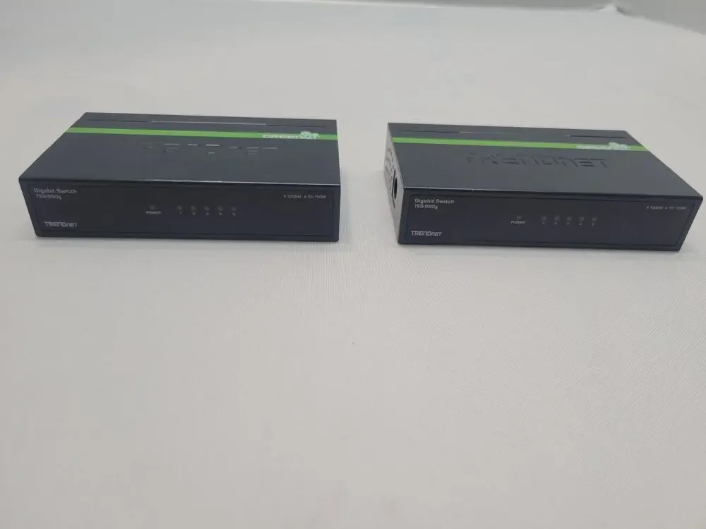 TRENDnet 5-Port Gigabit GREENnet Switch TEG-S50G Lot Of 2